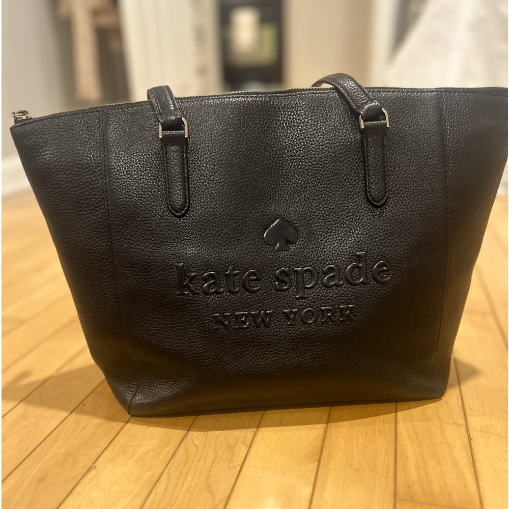 Kate Spade all black tote